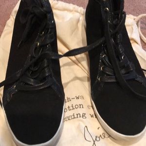 Joie high top suede sneakers